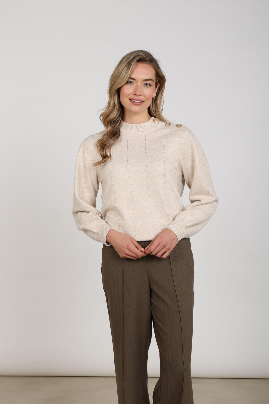 Nukus NKF03085 Molly trui beige – dames