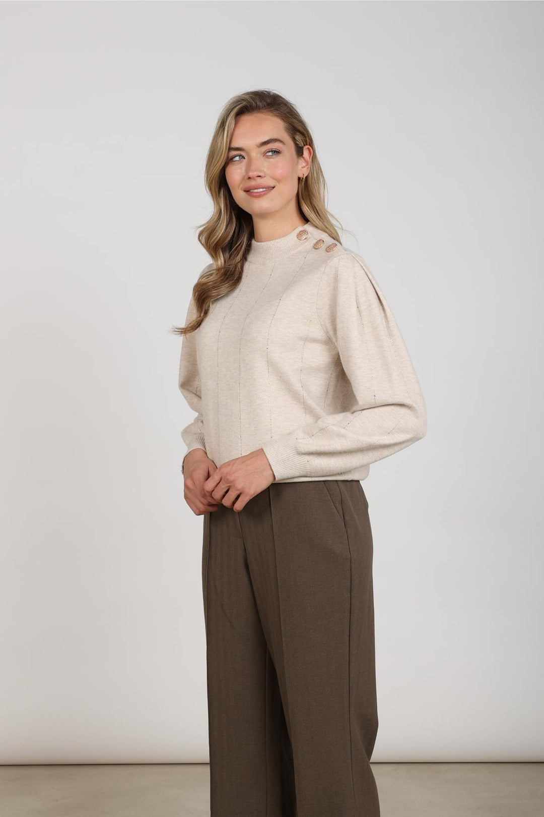 Nukus NKF03085 Molly trui beige – dames