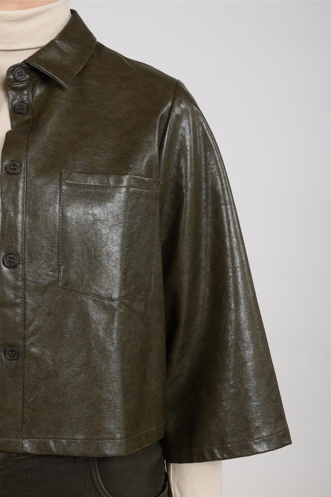 Nukus NKF13137 mara jack imitatieleer army – dames