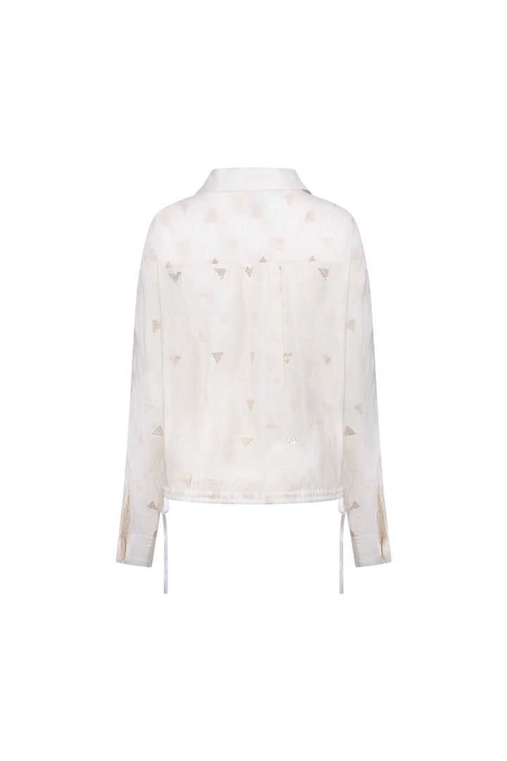 Nukus blouse l/m off-white – dames