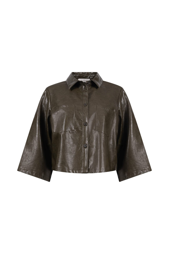 Nukus NKF13137 mara jack imitatieleer army – dames