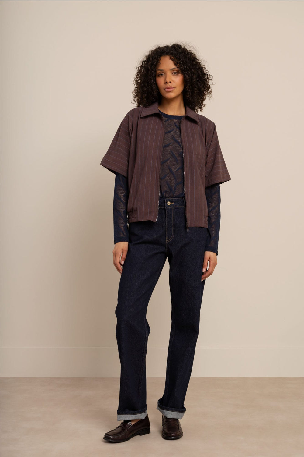 Studio Anneloes 14099 Marcella jack dames – paars dessin