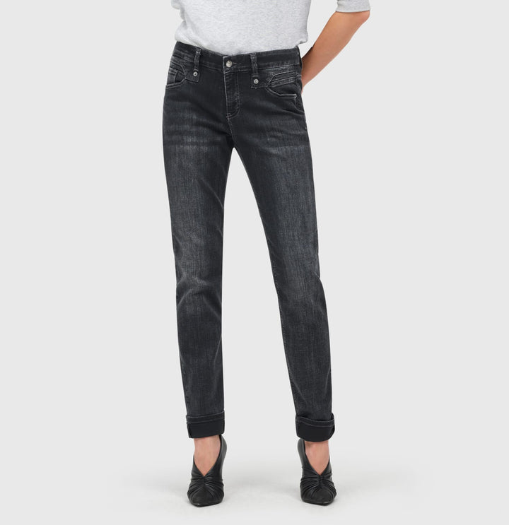 MAC jeans slim fit dames zwart denim – 5703 - Black Denim - 30