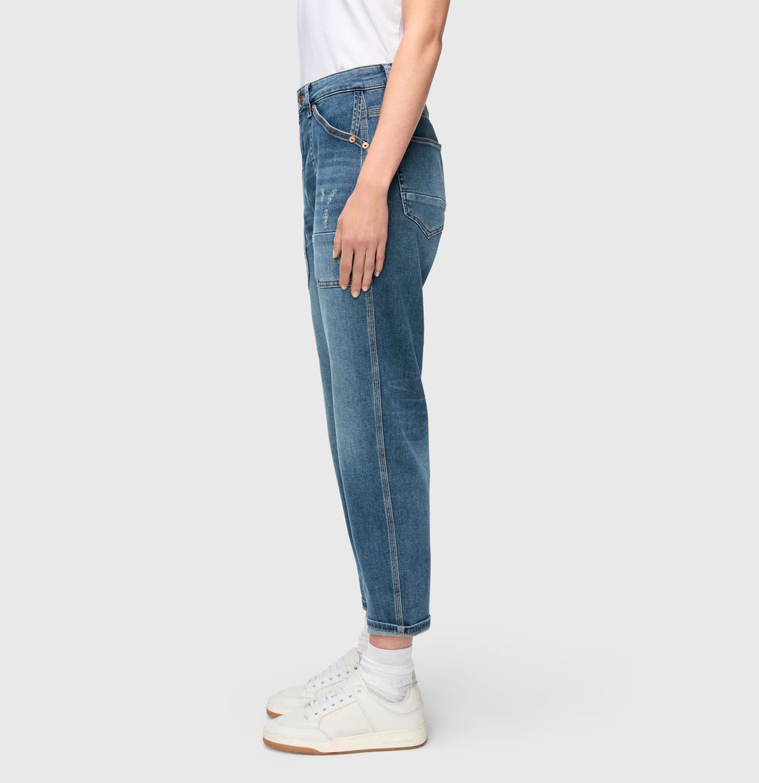 MAC women jeans low croth-baggy fit – 2803 0333l - Blue Denim