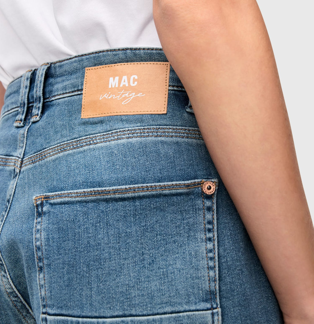 MAC women jeans low croth-baggy fit – 2803 0333l - Blue Denim