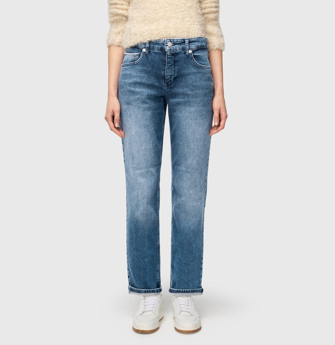 MAC jeans regular-straight fit dames - blue denim