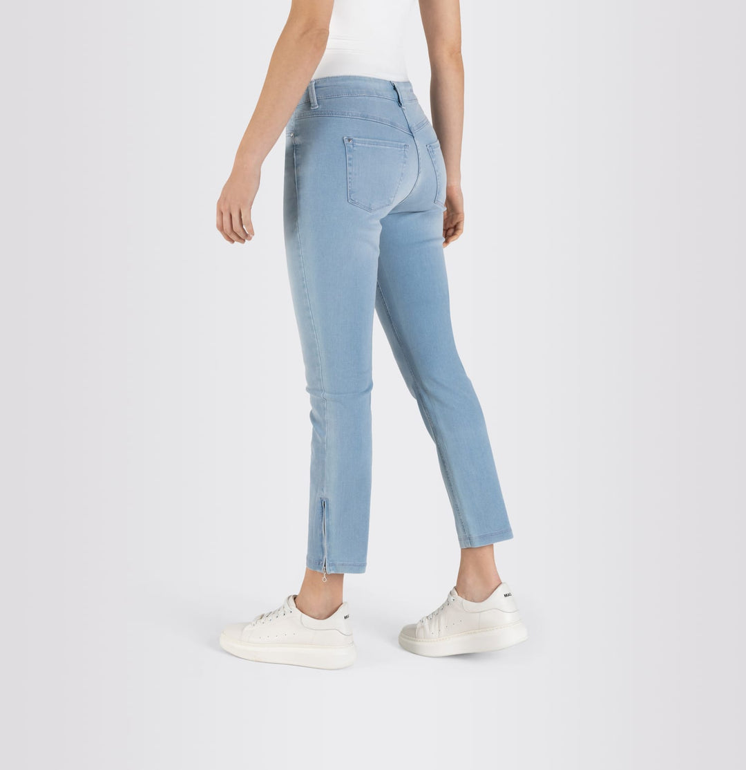 MAC DREAM SUMM 7/8 broek denim dames – blauw denim - Blue Denim