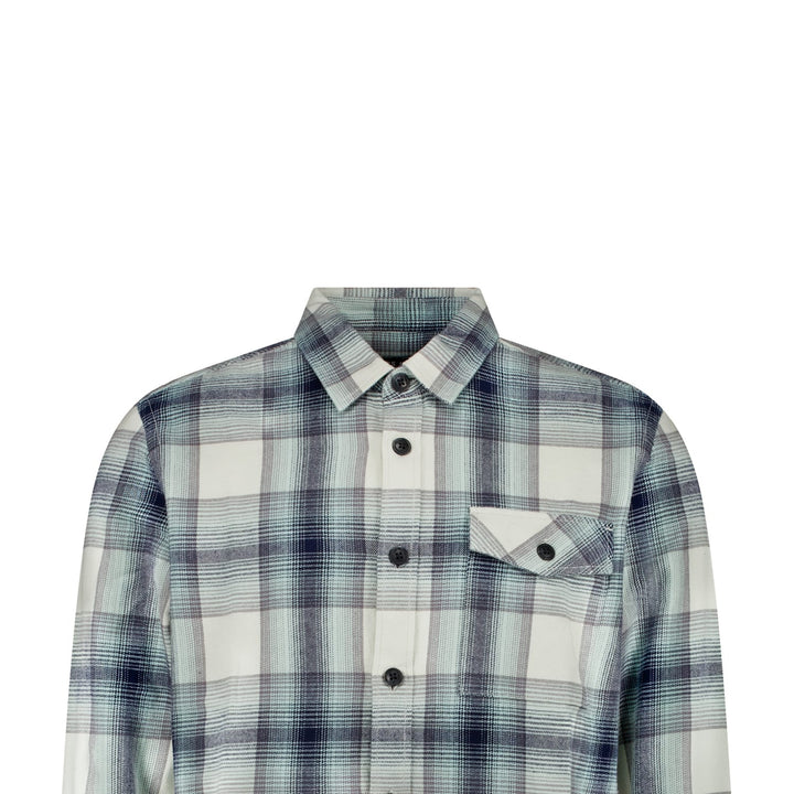 Cars men 6829712 Corzez overhemd k/m heren blauw dessin