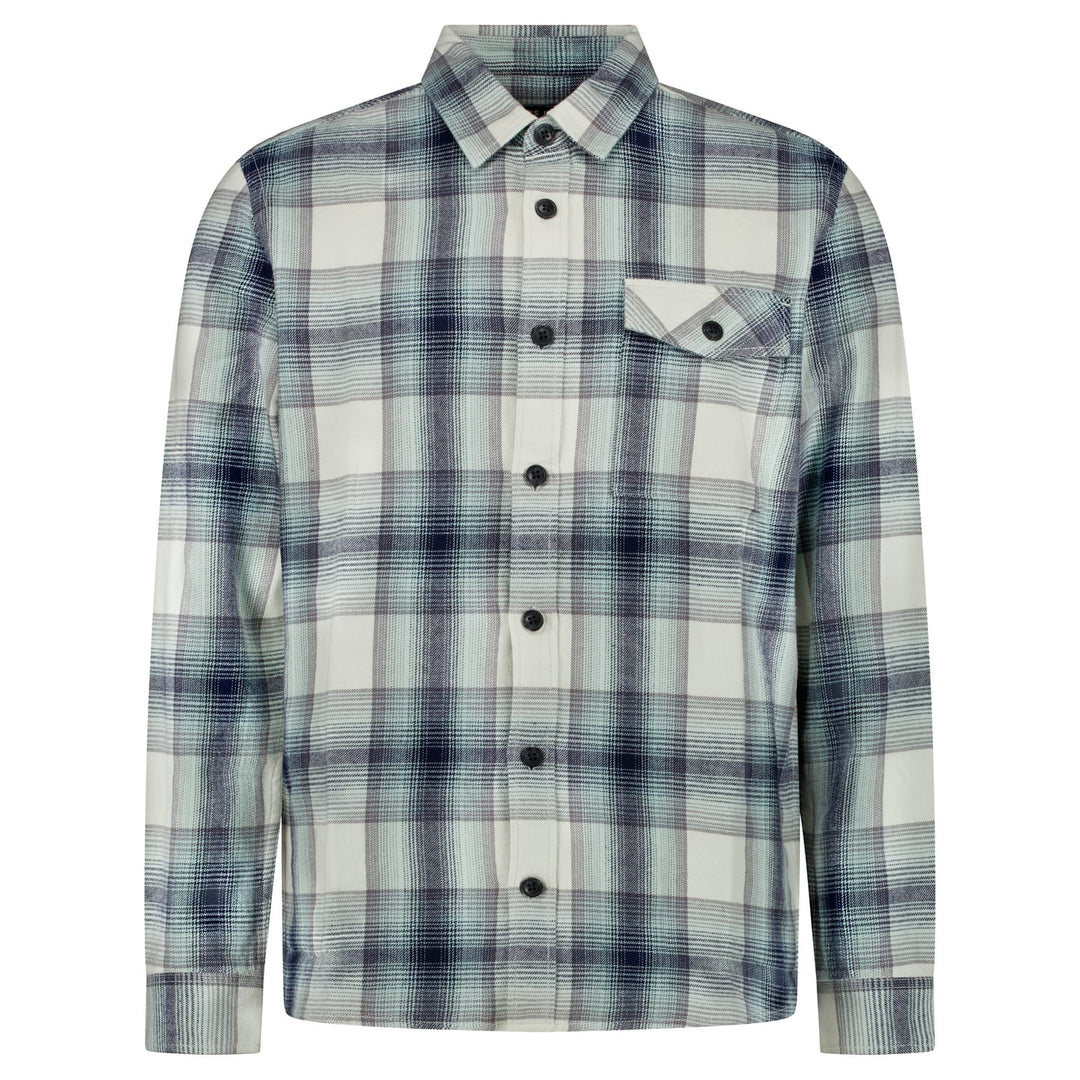 Cars men 6829712 Corzez overhemd k/m heren blauw dessin