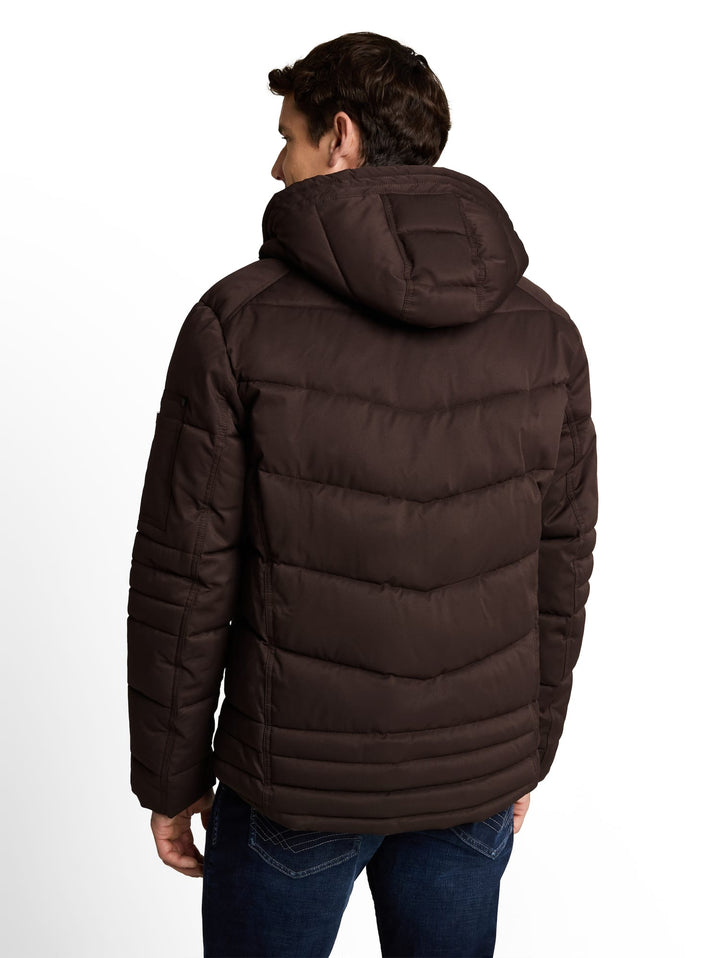 Tom Tailor 1051663 winterjas heren bruin