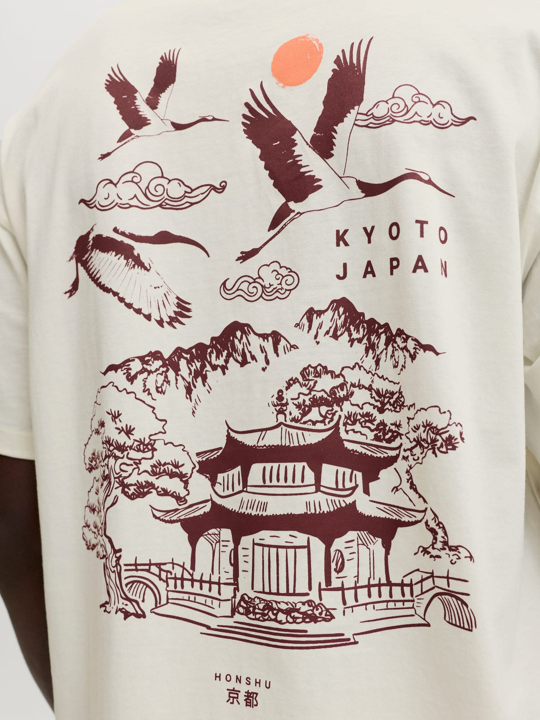 Jack & Jones Desti t-shirt off-white – heren