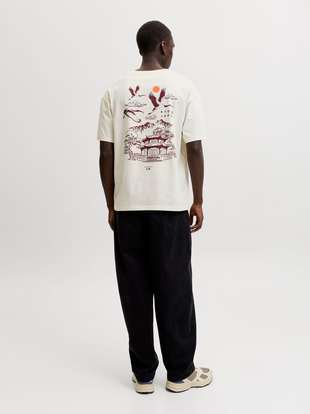 Jack & Jones Desti t-shirt off-white – heren