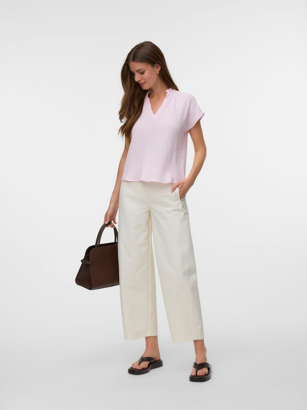 VERO MODA 10331793 Natali top k/m licht roze