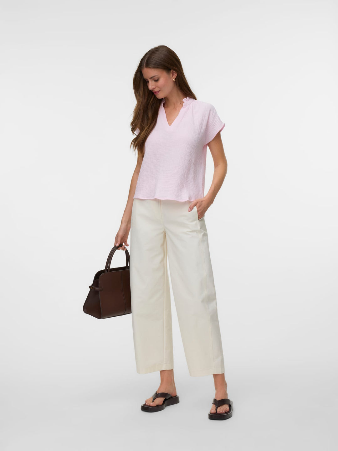 VERO MODA 10331793 Natali top k/m licht roze