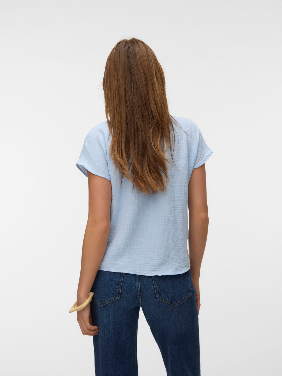 VERO MODA Natali top lichtblauw – dames