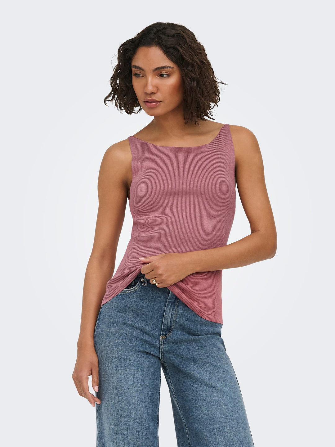 Jacqueline de Yong Nanna singlet oud roze – dames