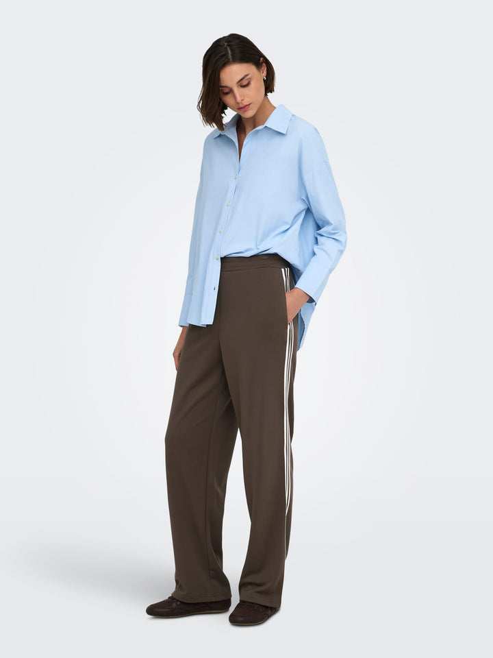 Only Cayla lange broek bruin dessin – dames