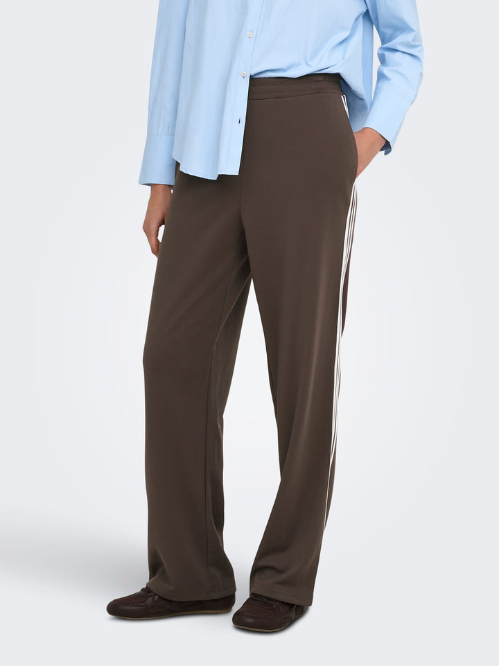 Only Cayla lange broek bruin dessin – dames