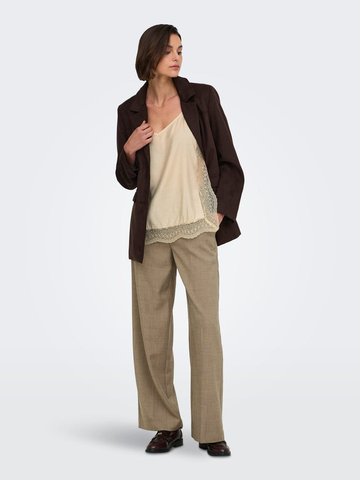 Jacqueline de Yong Haze lange broek bruin – dames