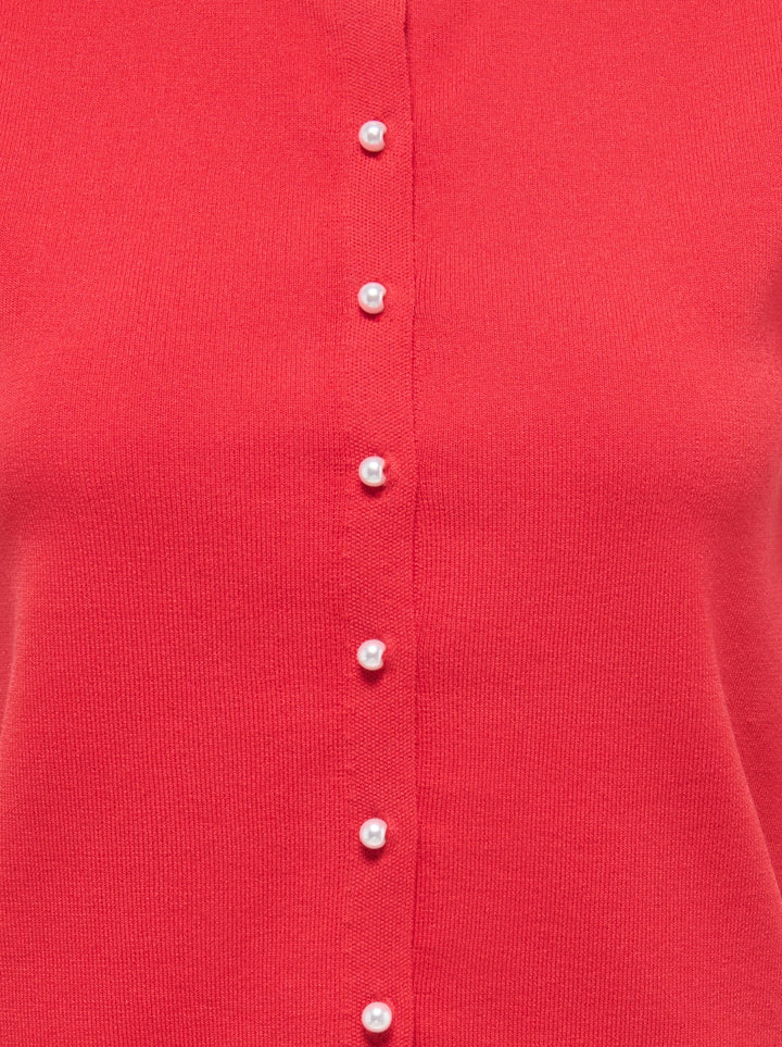Jacqueline de Yong astra vest – dames - Rood