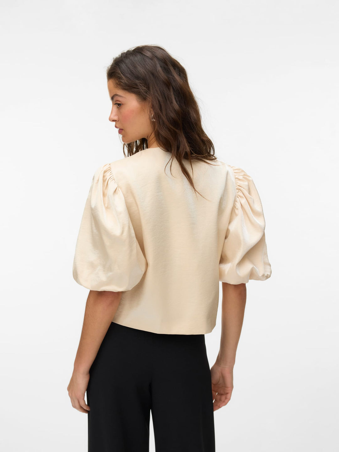 VERO MODA 10344291 Liana top k/m dames - beige