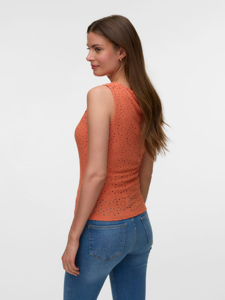 VERO MODA 10344366 oranje top voor dames