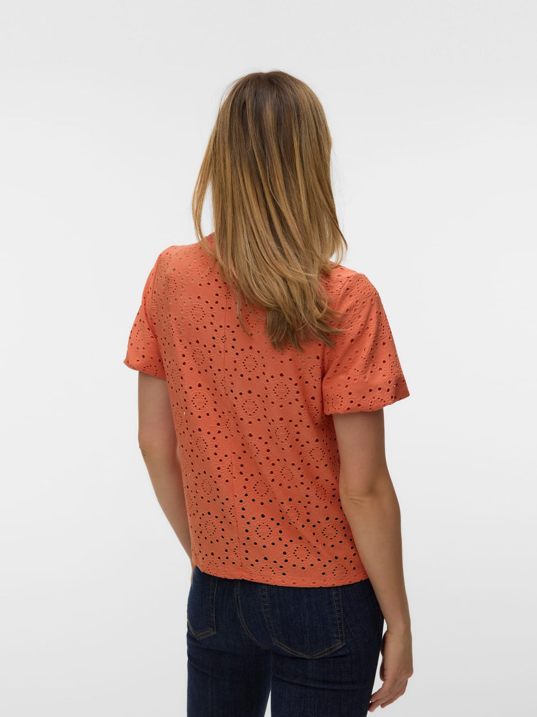 VERO MODA Tassa top koraal rood – dames