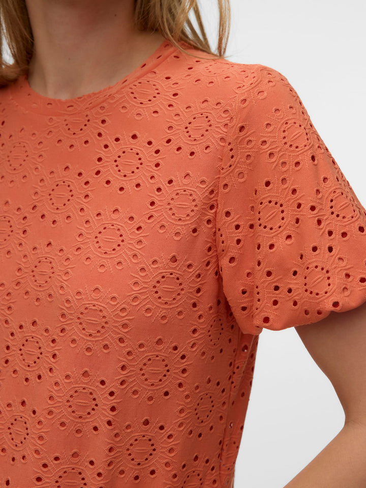 VERO MODA Tassa top koraal rood – dames