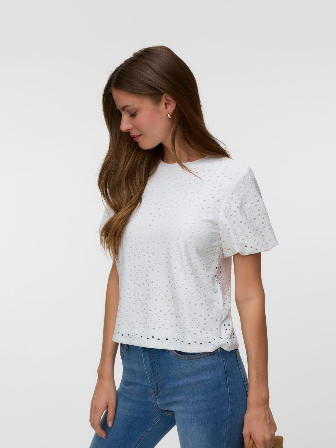 VERO MODA Tassa T-shirt off-white – dames