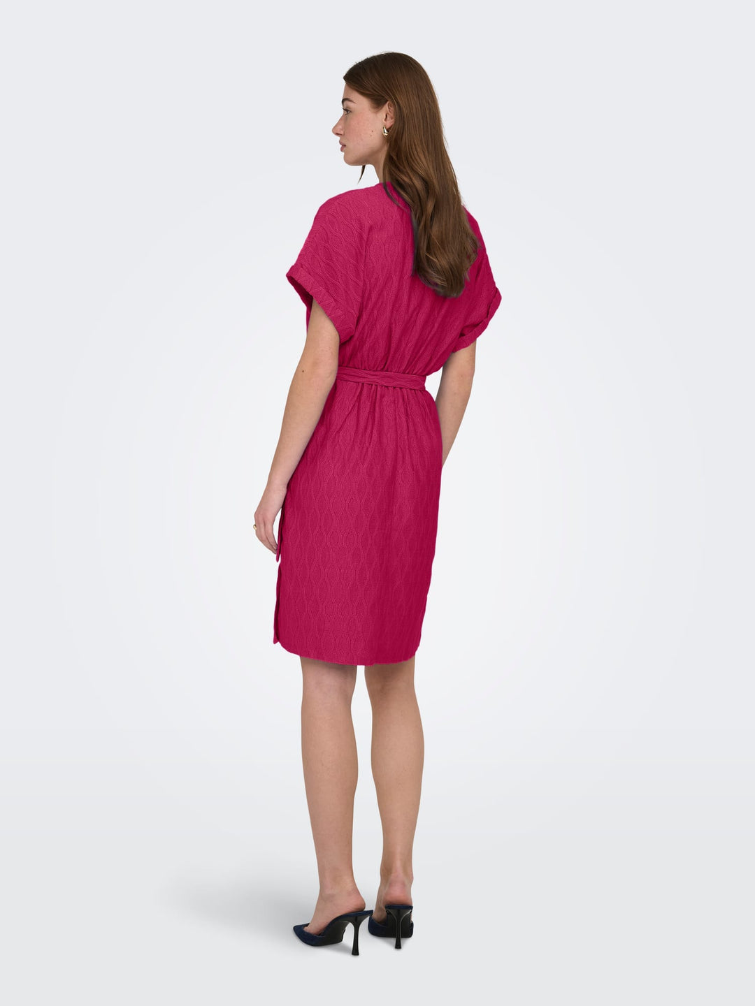 Only 15377883 jurk kort dames fuchsia