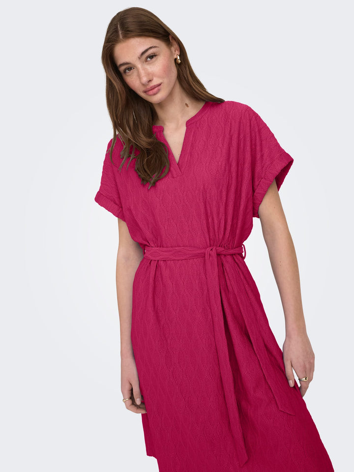 Only 15377883 jurk kort dames fuchsia