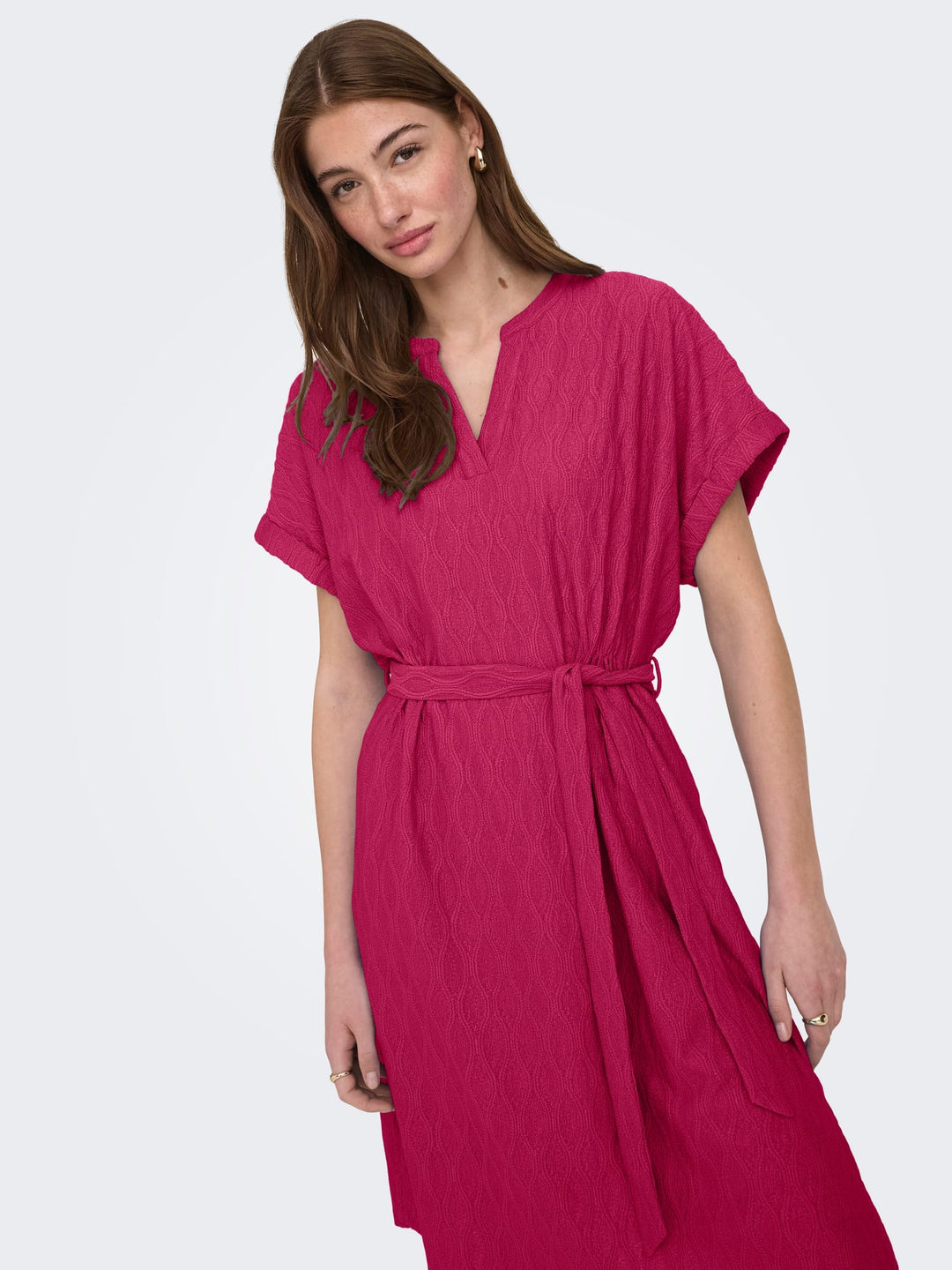 Only 15377883 jurk kort dames fuchsia