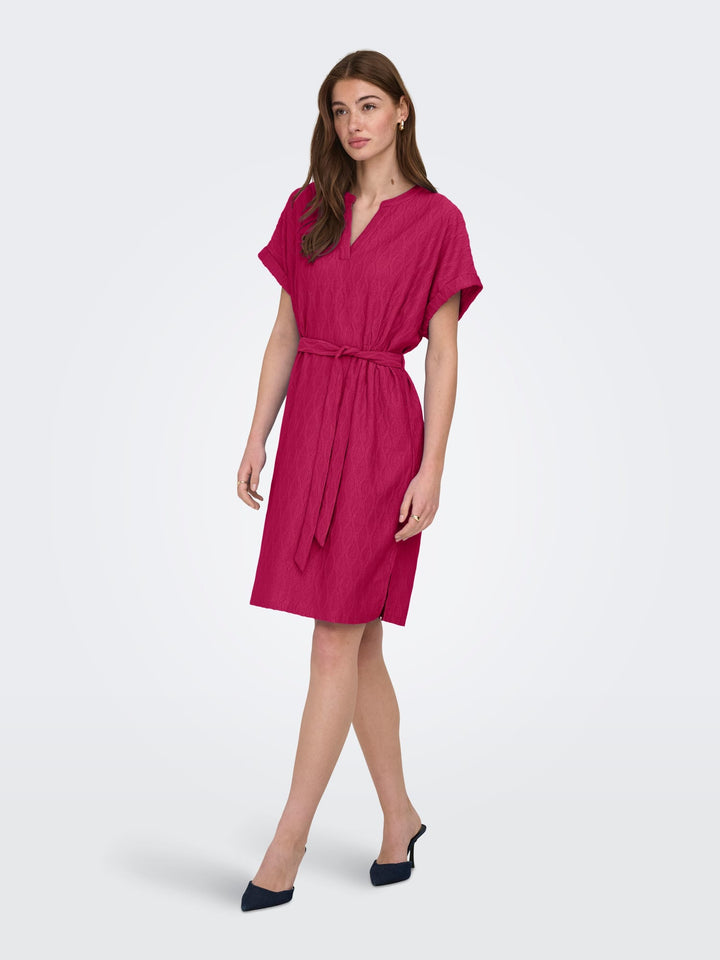 Only 15377883 jurk kort dames fuchsia
