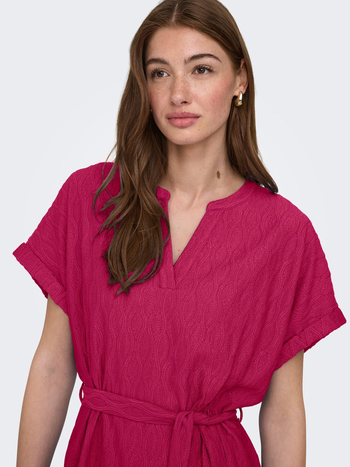 Only 15377883 jurk kort dames fuchsia