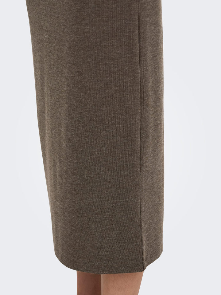 Jacqueline de Yong 15379456 Vita maxi rok bruin melee – dames