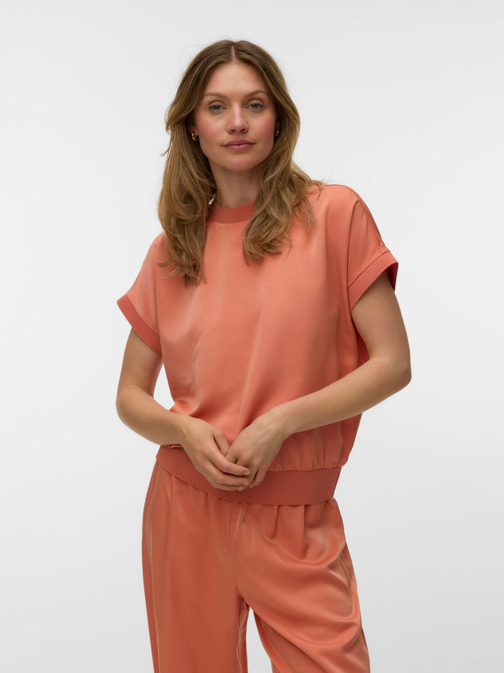 VERO MODA Lina top oranje – dames
