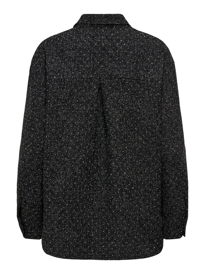 Only 15380933 Yule blouse zwart dessin – dames