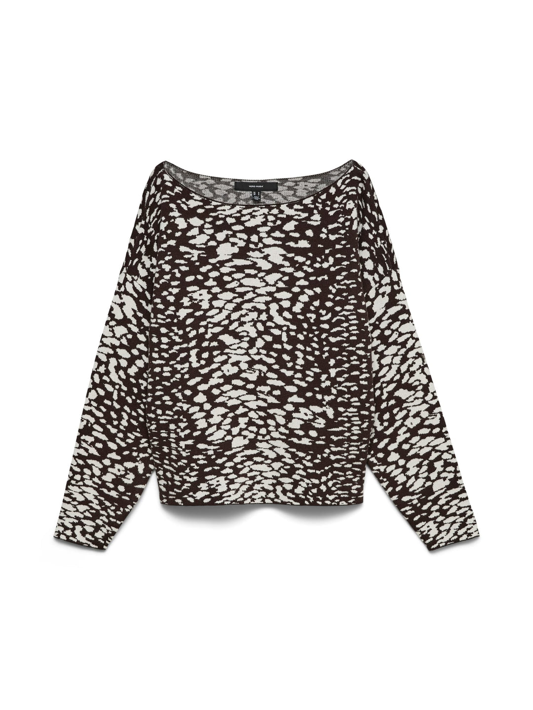 VERO MODA 10350228 Aria trui dames bruin dessin