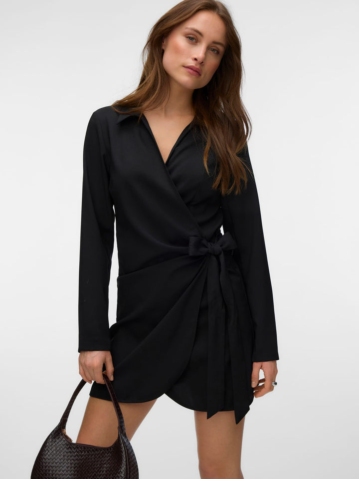 VERO MODA 10353475 Evelin jurk kort dames zwart
