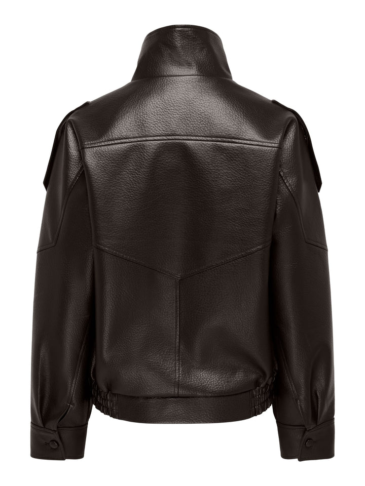 Only 15382263 Raye jack (imitatie) leer bruin