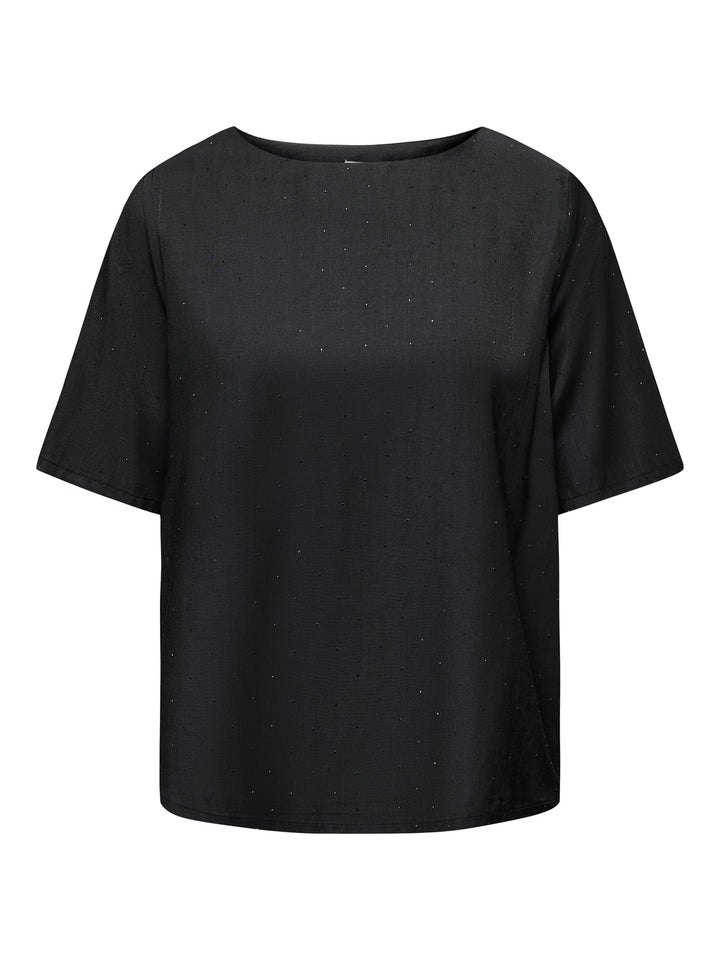 jacqueline de yong 15382849 Vilma t-shirt k/m zwart