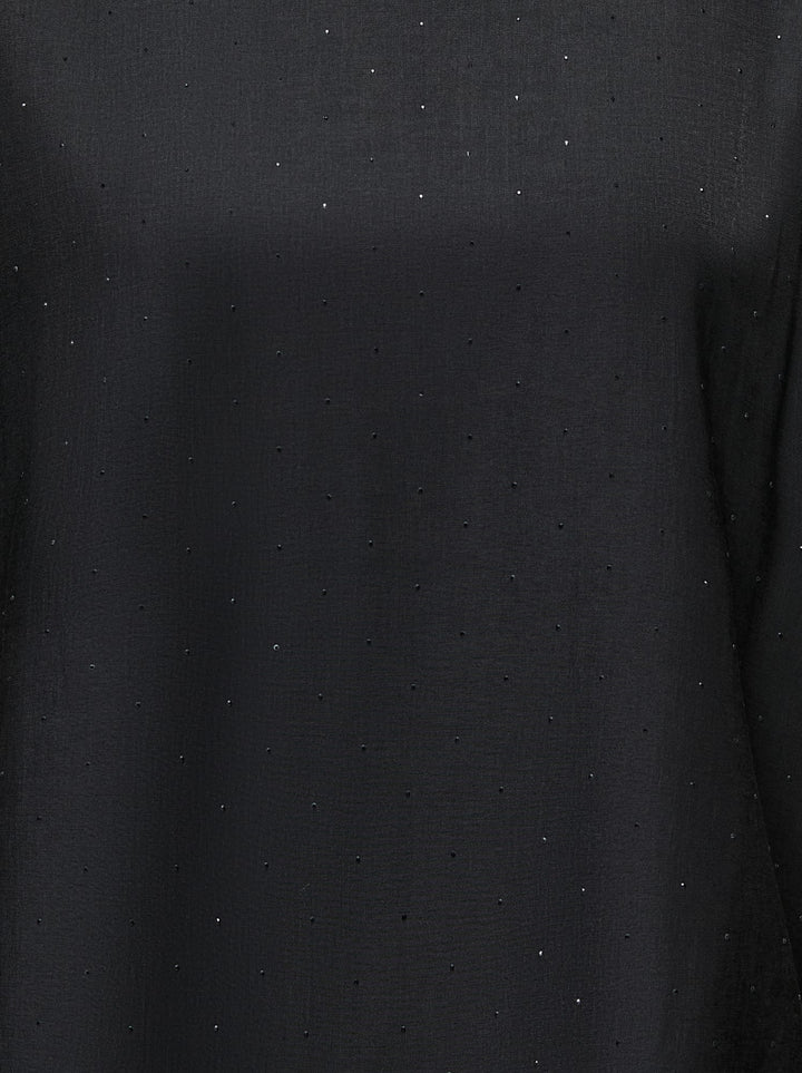 jacqueline de yong 15382849 Vilma t-shirt k/m zwart