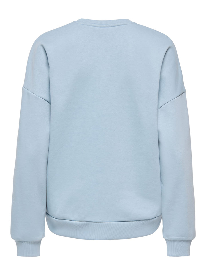 Only Zalenta lichtblauwe sweater dames – boxy fit