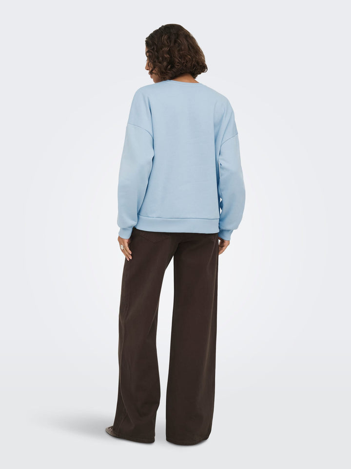 Only 15382701 Zalenta sweater dames lichtblauw