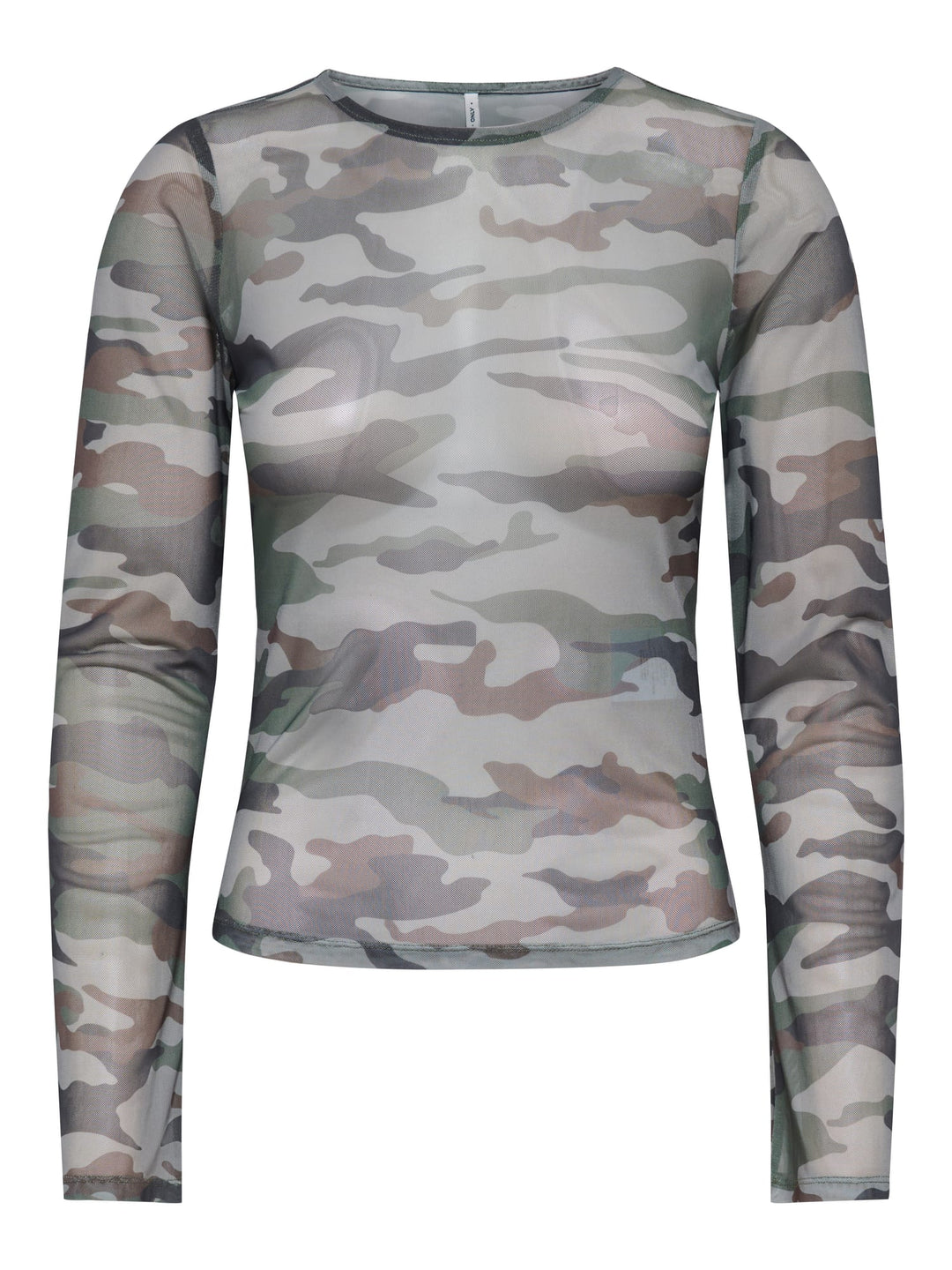 Only 15384102 Nox top l/m dames groen dessin