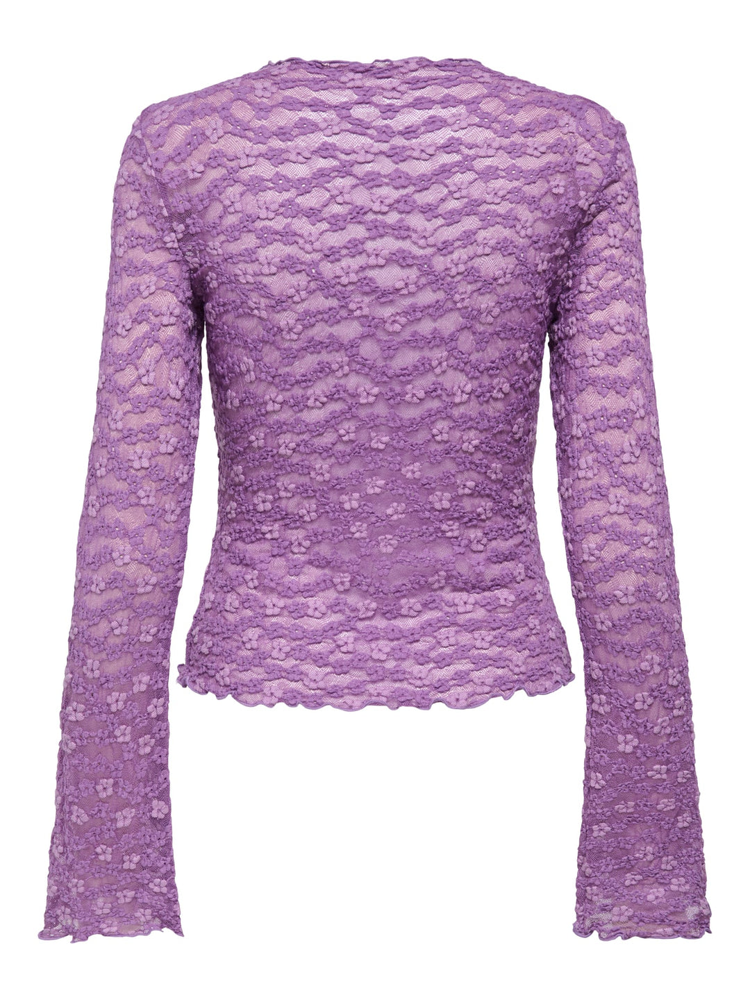 Only 15384092 Lollie top l/m dames – paars dessin