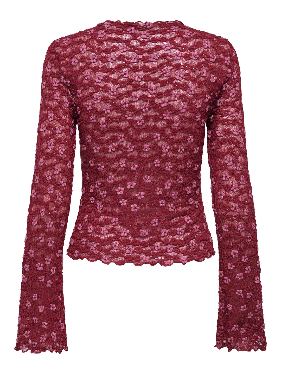 Only Lollie top rood dessin – dames