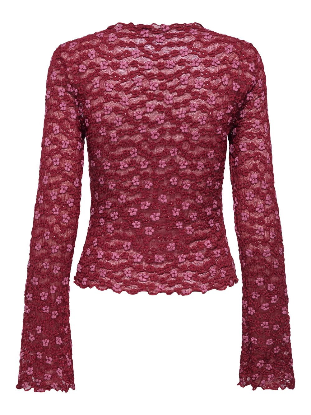 Only Lollie top rood dessin – dames