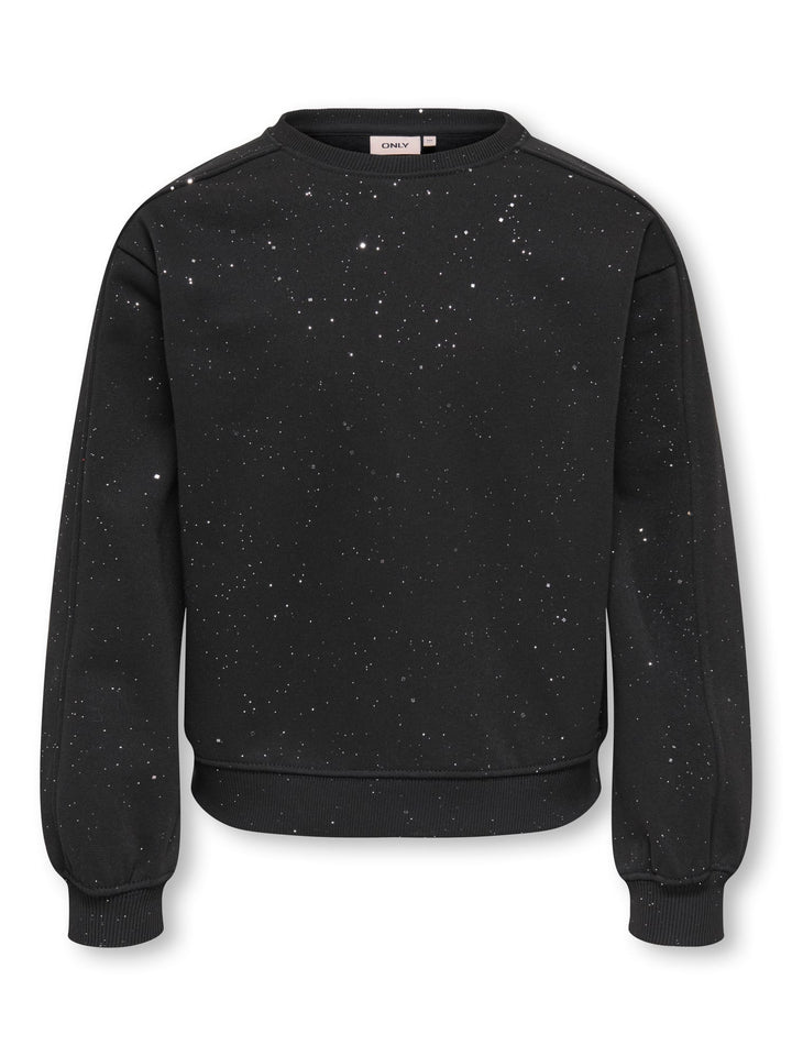kids only 15384202 olivia sweater zwart – meisjes