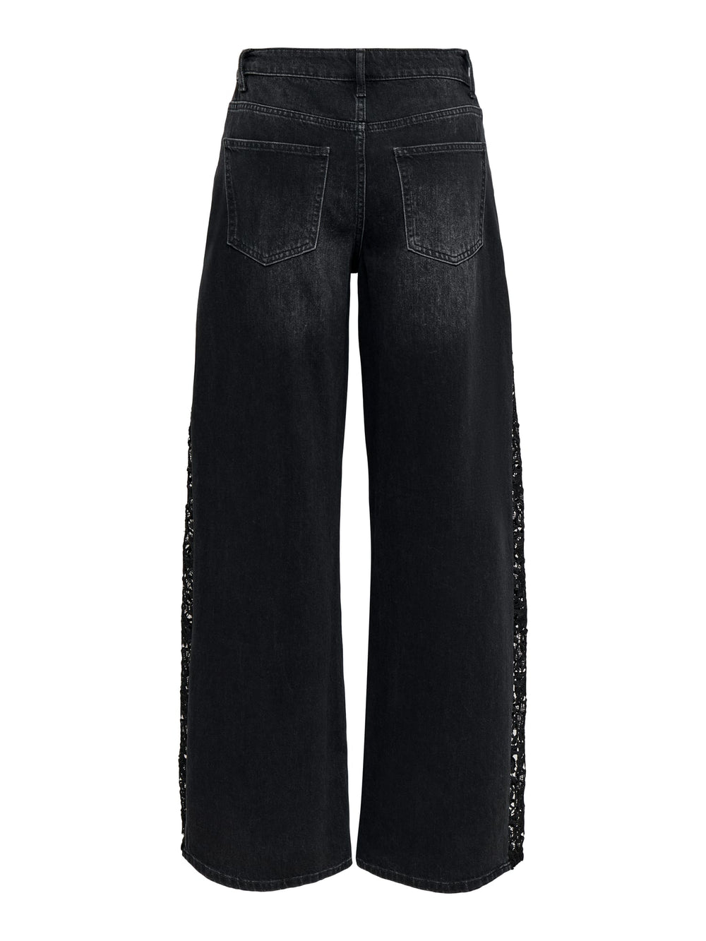 Only 15384847 Alanis loose fit jeans zwart denim – dames - Black Denim - L32
